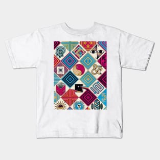 Quilted Abstract Dream Kids T-Shirt